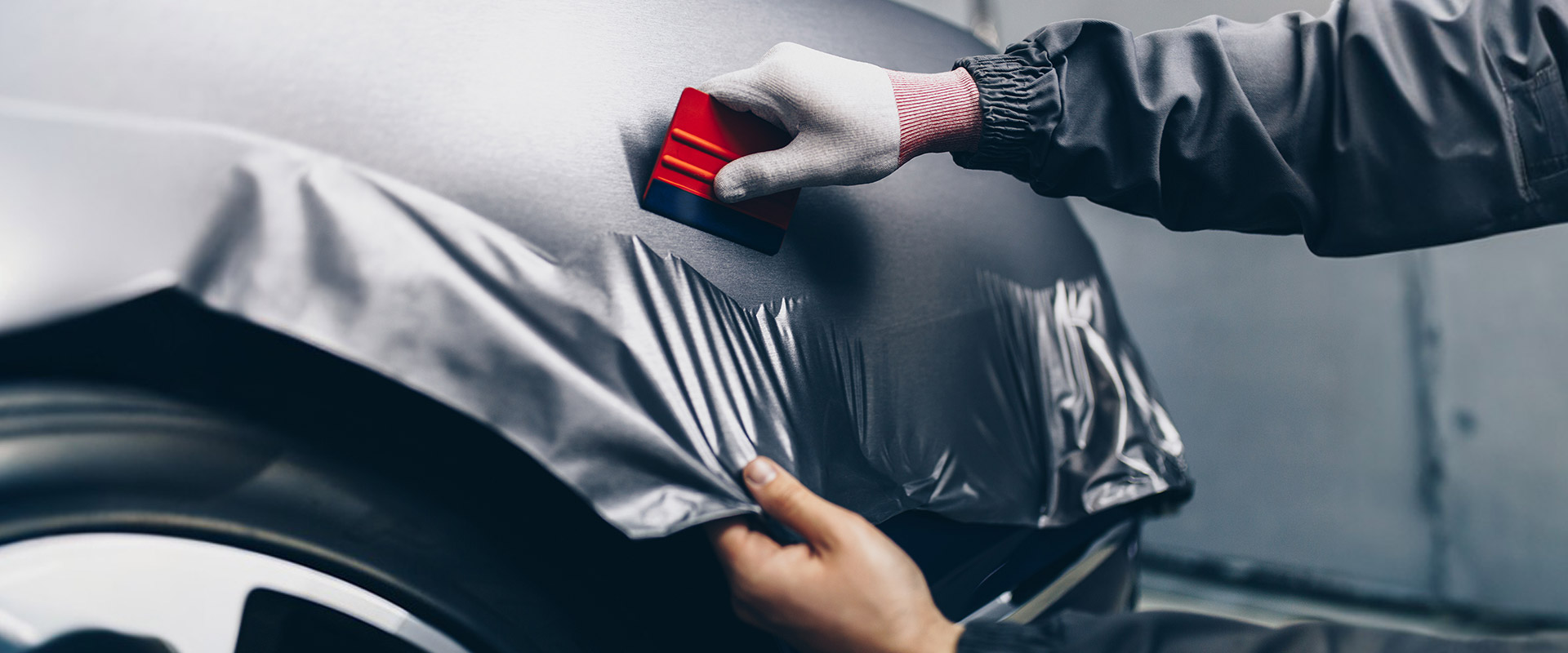 Нанесение плёнки