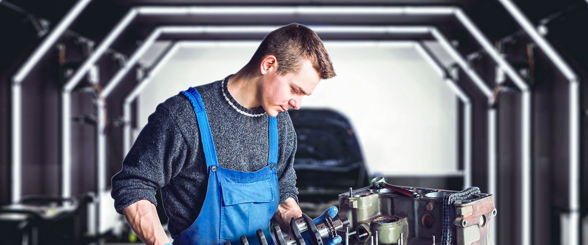 Замена двигателя