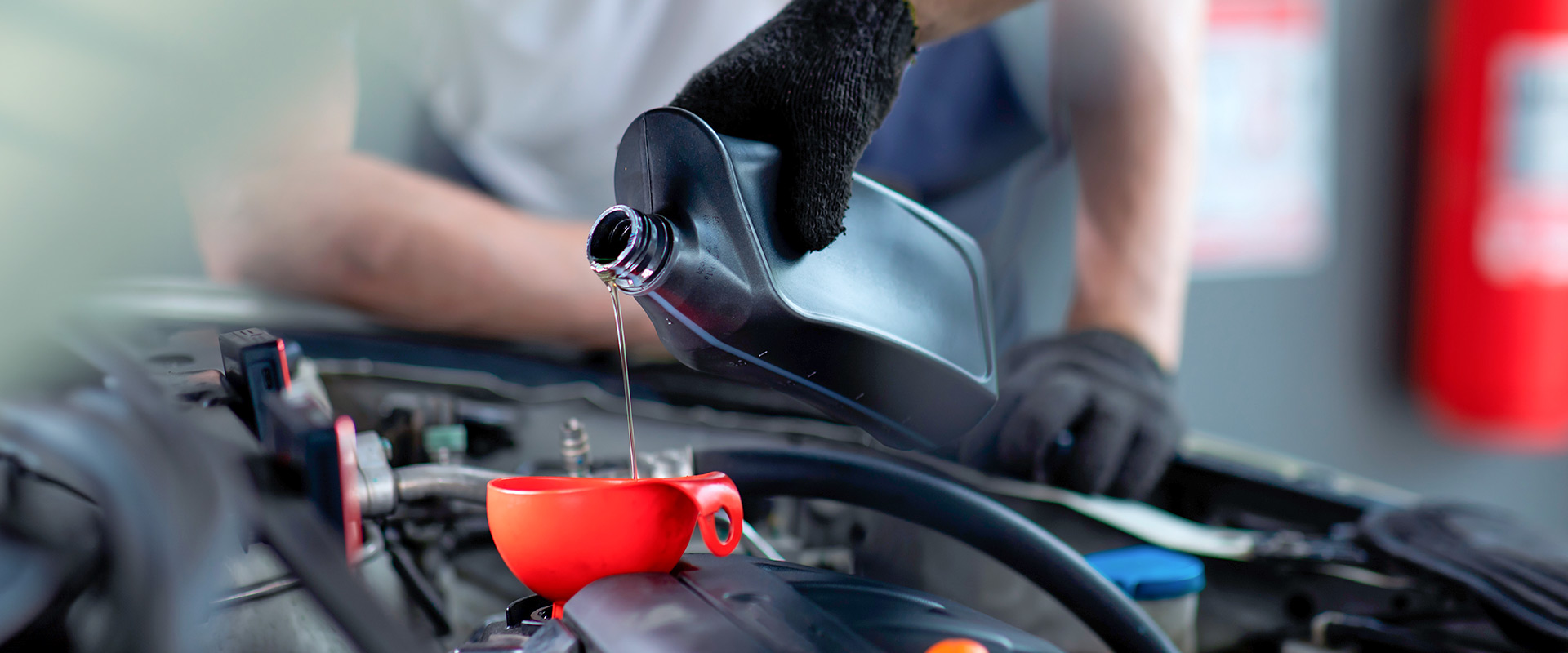 Замена масла двигателя